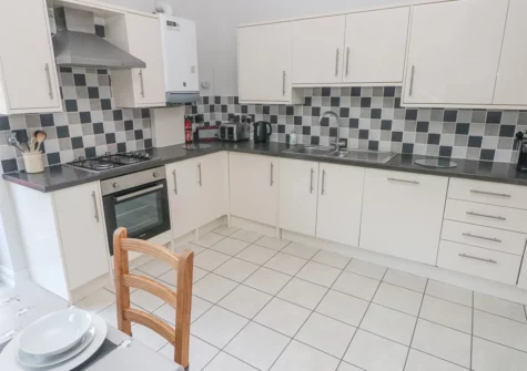 The kitchen at Crown Cottage, Penally