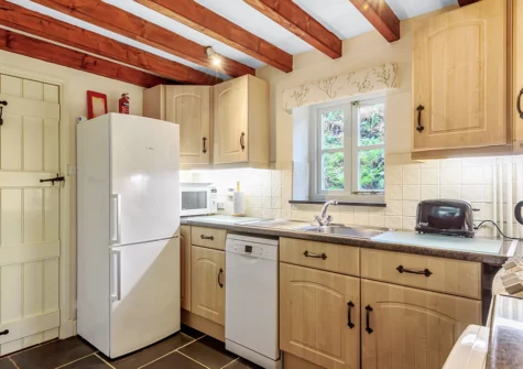 The kitchen at Cwm Bach, Dinas