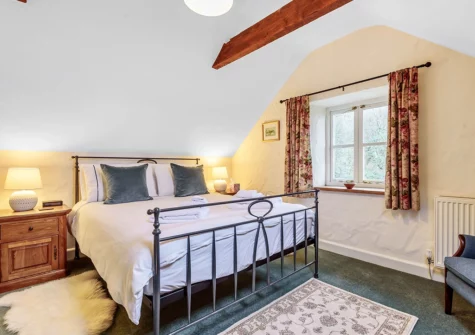 Bedroom #1 at Cwm Bach, Dinas