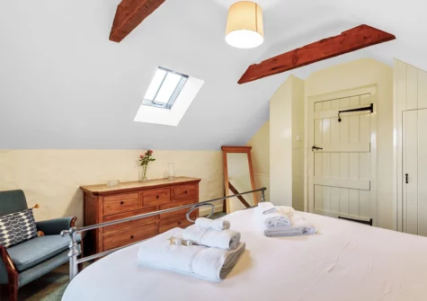 Bedroom #1 at Cwm Bach, Dinas