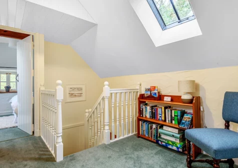 The first floor landing at Cwm Bach, Dinas