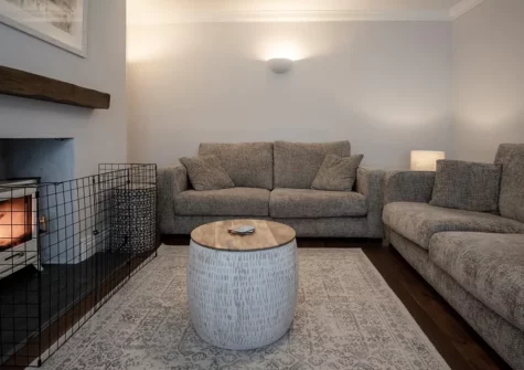 The living room at Daisy Cottage, Tenby