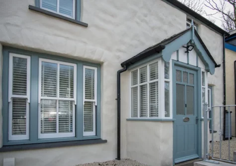 Outside Daisy Cottage, Tenby