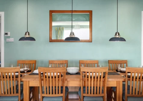 The dining area at Dolphins Apartment, Saundersfoot
