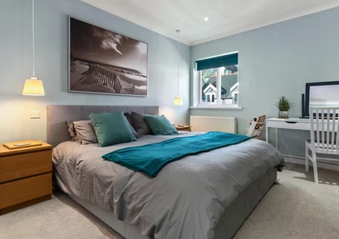 Bedroom #1 at Dolphins Apartment, Saundersfoot