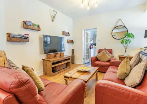 The living area at Dringarth, Tenby