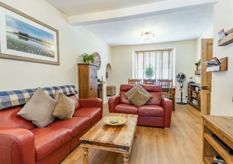 The living area at Dringarth, Tenby