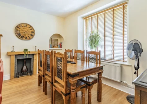 The dining area at Dringarth, Tenby