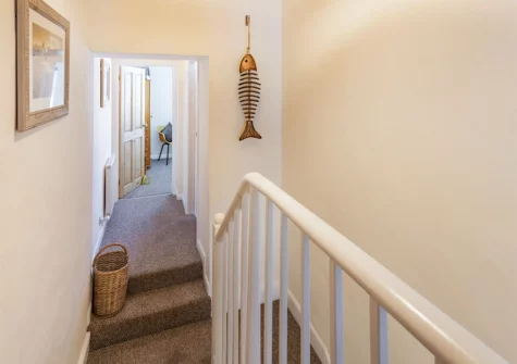 The first floor landing at Dringarth, Tenby