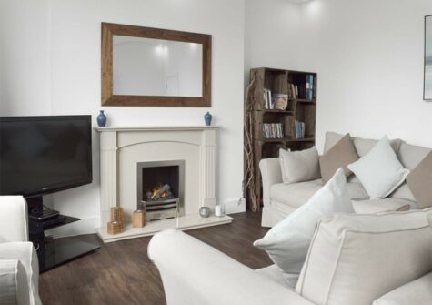 The living area at Dyma Y Bywyd, Tenby