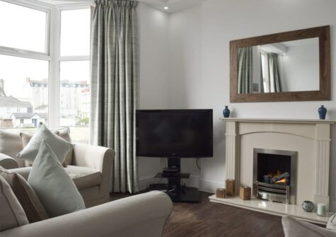 The living area at Dyma Y Bywyd, Tenby