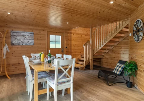 The dining area at Everwyn Lodge, Penally