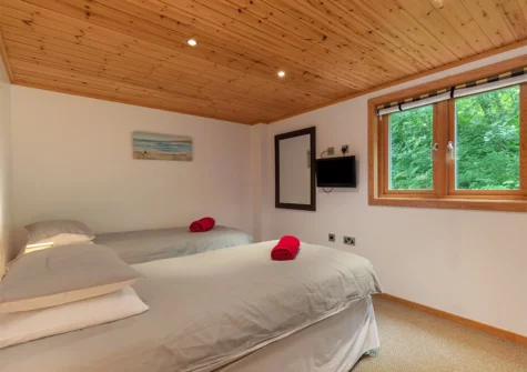 Bedroom #2 at Everwyn Lodge, Penally