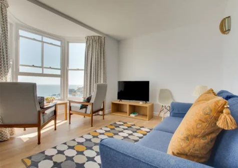 The living area at Every Breaking Waves, Tenby