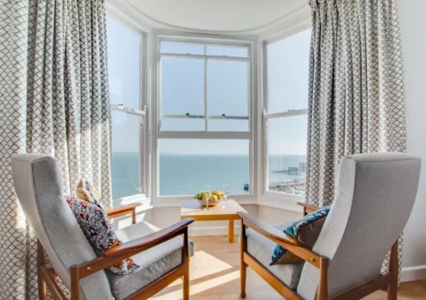 The living area at Every Breaking Waves, Tenby