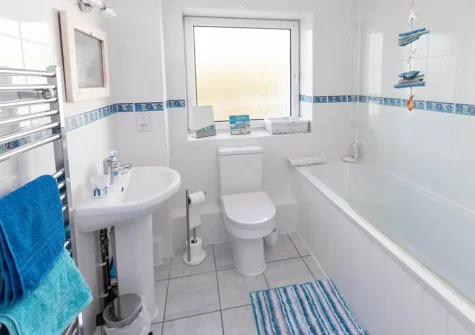 The bathroom at Fairview, Tenby