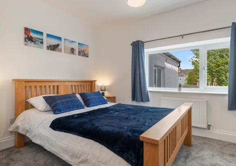 Bedroom #1 at Falcon House, Pembroke Dock