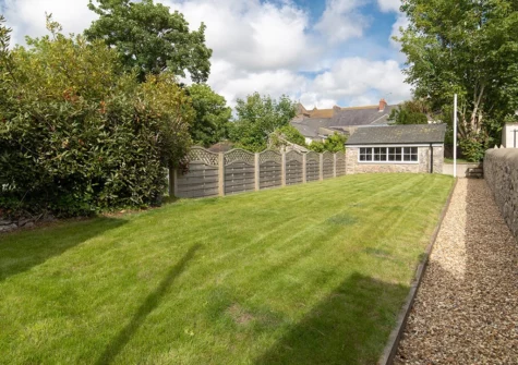 The garden at Falcon House, Pembroke Dock