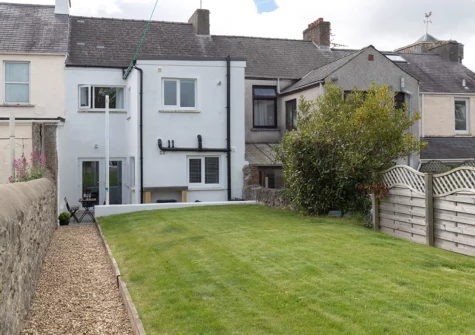 The garden at Falcon House, Pembroke Dock