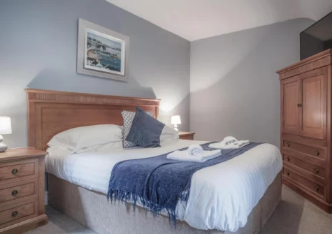 The bedroom #2 at Fletcher Coach House, Llanmiloe