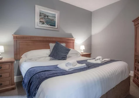 The bedroom #2 at Fletcher Coach House, Llanmiloe