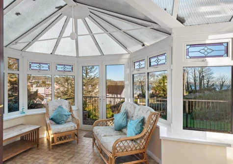 The conservatory at Four Oaks, Saundersfoot