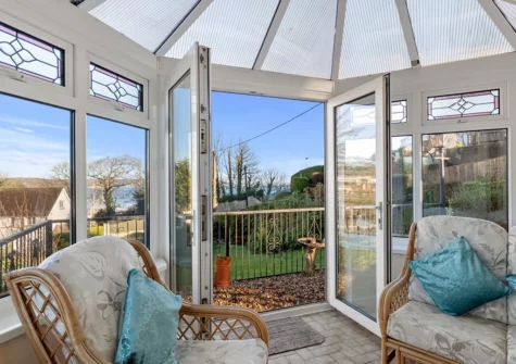 The conservatory at Four Oaks, Saundersfoot