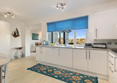 The kitchen at Four Oaks, Saundersfoot