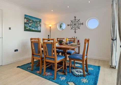 The dining room at Four Oaks, Saundersfoot