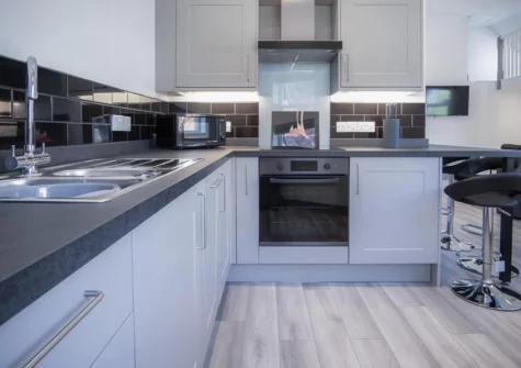 The kitchen & diner at Four Seasons, Tenby