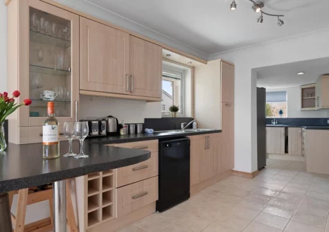 The kitchen at Glen View, Saundersfoot