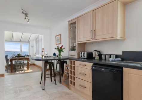 The kitchen at Glen View, Saundersfoot