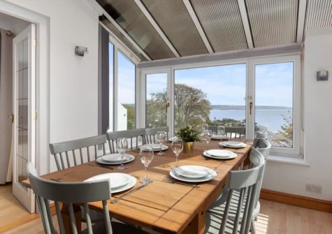 The dining room at Glen View, Saundersfoot