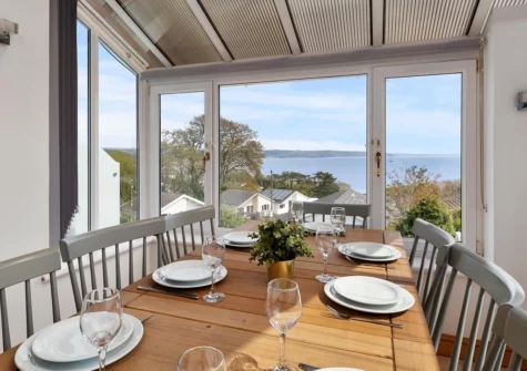 The dining room at Glen View, Saundersfoot