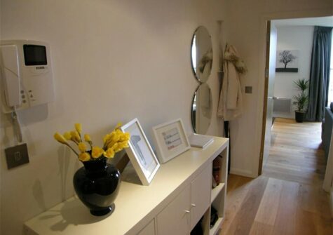 The living area at Glendower House 4, Tenby