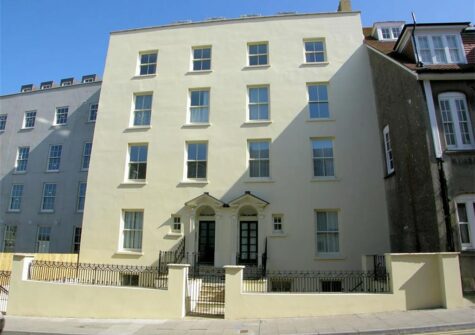 Outside Glendower House 4, Tenby