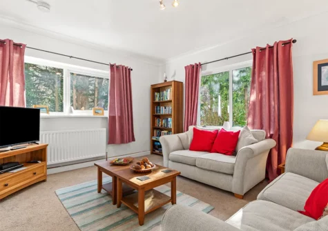 The living room at Glenvale, Saundersfoot