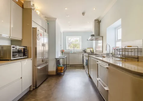 The kitchen at Globe House, Angle