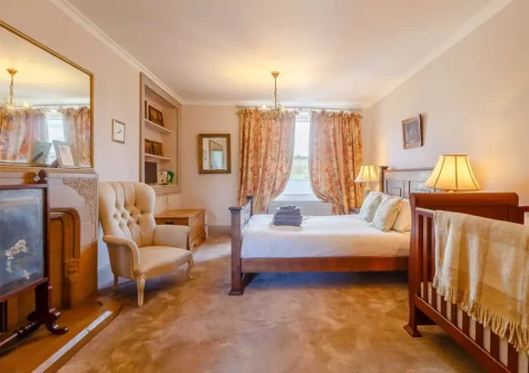 Bedroom #1 at Globe House, Angle