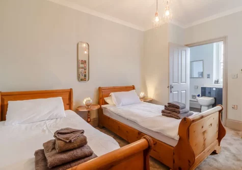 Bedroom #4 at Globe House, Angle