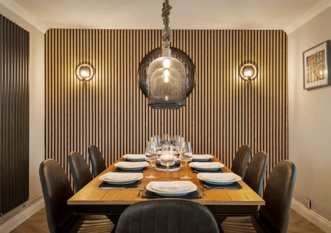 The dining area at Golwg Y Môr, Saundersfoot