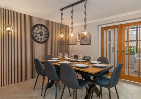 The dining area at Golwg Y Môr, Saundersfoot