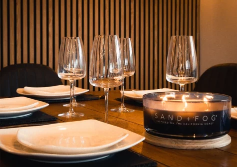 The dining area at Golwg Y Môr, Saundersfoot