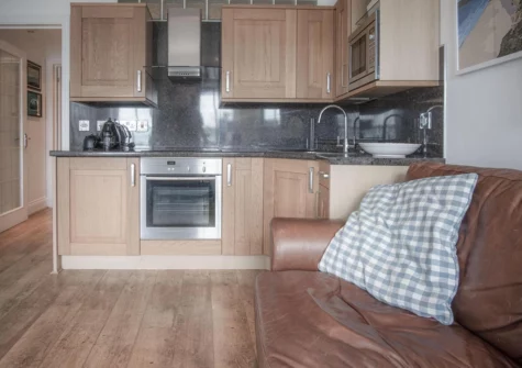 The kitchen at Goscar Court, Tenby