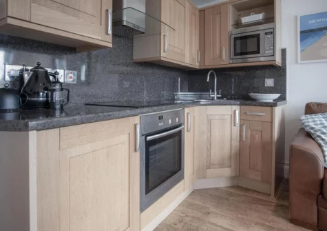 The kitchen at Goscar Court, Tenby