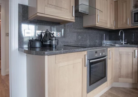 The kitchen at Goscar Court, Tenby