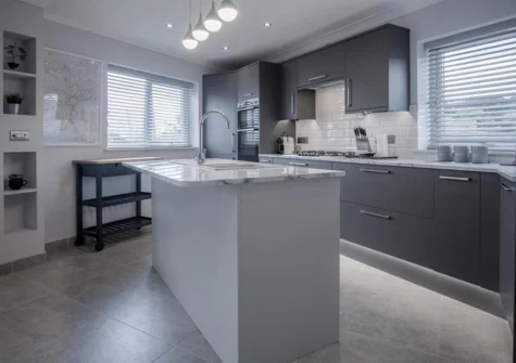 The kitchen at Gower View, Saundersfoot