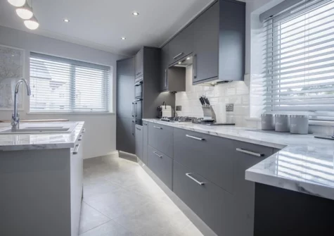 The kitchen at Gower View, Saundersfoot