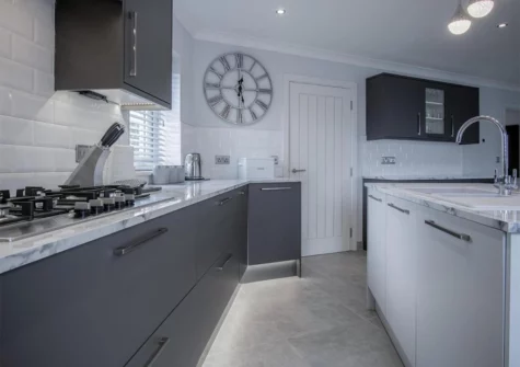 The kitchen at Gower View, Saundersfoot