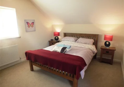 Bedroom #1 at Gwyddno Lodge, Princes Gate